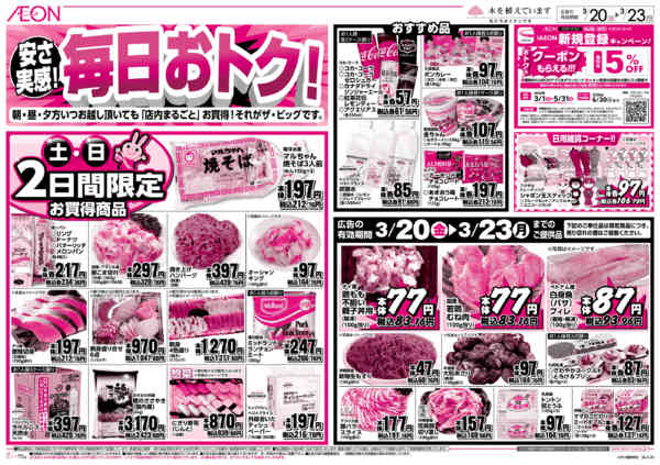 2026年3月20〜23日までザ・ビッグ田場店　安さ実感！毎日おトク！-1