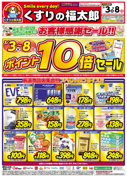 3月3日~8日 ポイント10倍セール3月3日～3月8日-1