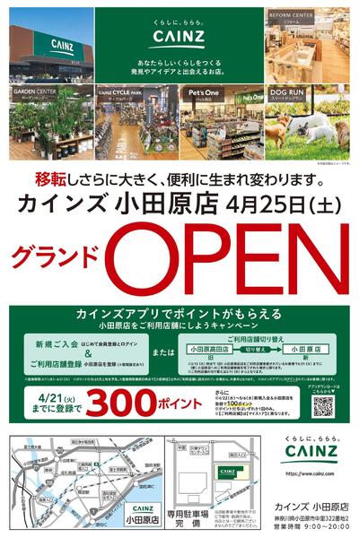 カインズ 小田原高田店 移転のため「店内一部商品」売りつくしセール 3/11号-2