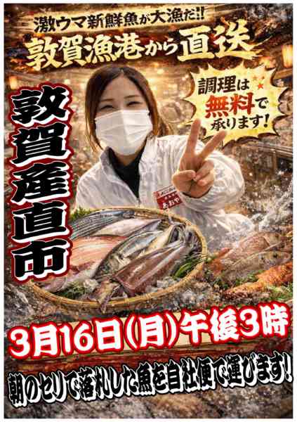 2026年3月14〜16日まで敦賀産直市 3月16日開催new-1