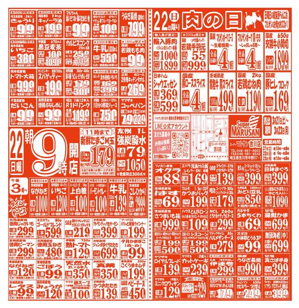 【3月21日(土)～3月23日(月)】 吉川店お買い得品のご案内です!!3月21日(土)～3月23日(月)-2
