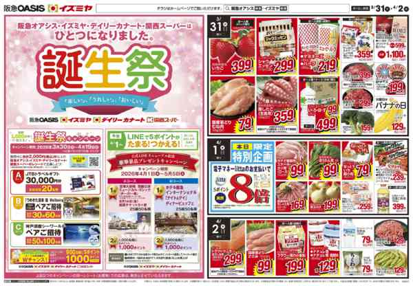 2026年3月30日〜4月2日まで3/31号 統合記念セールnew-1