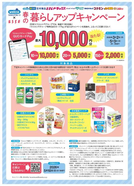 ウエルシアグループ×ESSE 春の暮らしアップキャンペーン♪-1