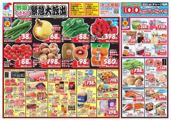 4/7-9 野菜・くだもの 緊急大放出new-1