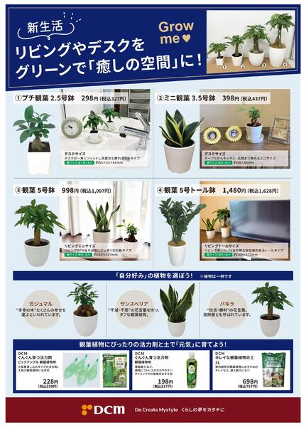 新生活！リビングやデスクをグリーンで「癒しの空間」に！-1