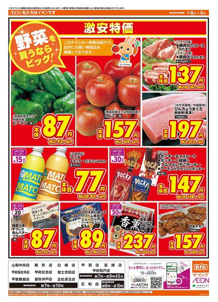 2026年4月8〜9日まで激安特価は水曜からのおすすめ品！new-1