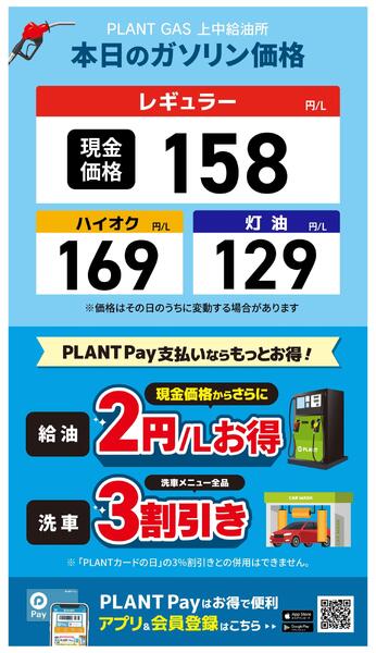 今週のガソリン価格-1
