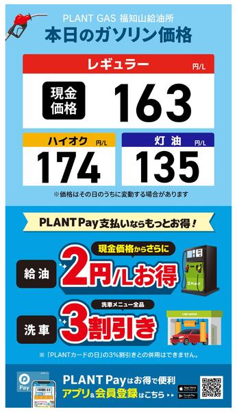 今週のガソリン価格-1