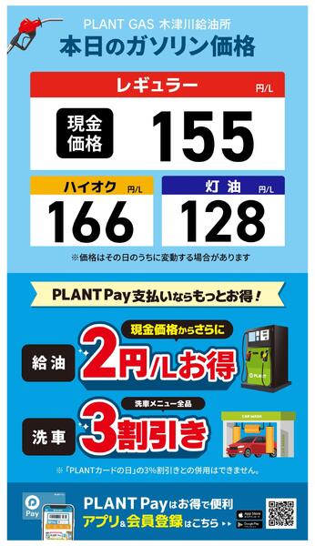 今週のガソリン価格-1