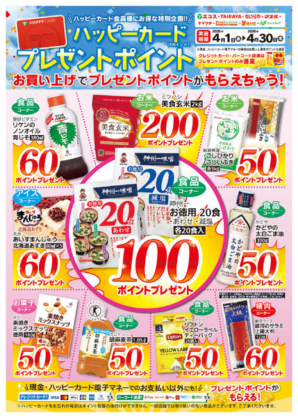 4月ハッピーカードプレゼントポイントnew-1