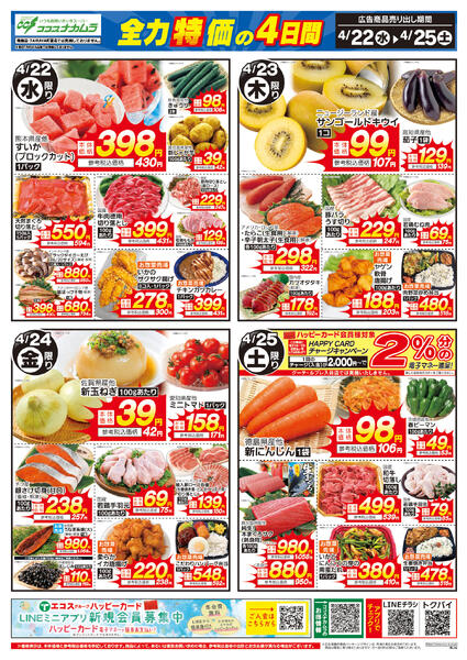 4月22日号全力特価の4日間（ココスナカムラ）-1