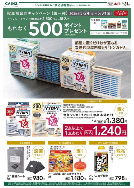 殺虫剤①(山間部)　裏-1