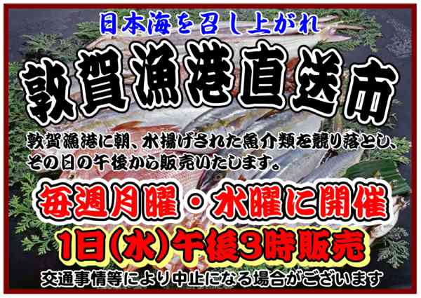 2026年3月31日〜4月1日まで敦賀直送市-1
