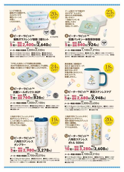 ピーターラビット　グッズキャンペーン【５月３１日まで】-3
