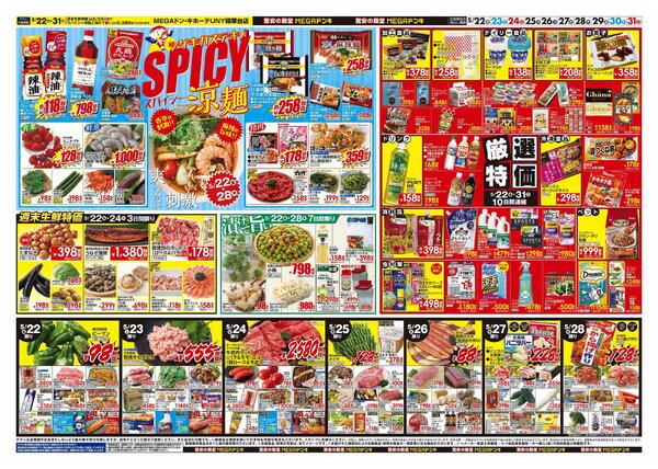 5/22号　夏準備　MEGAドン・キホーテUNY精華台店-2