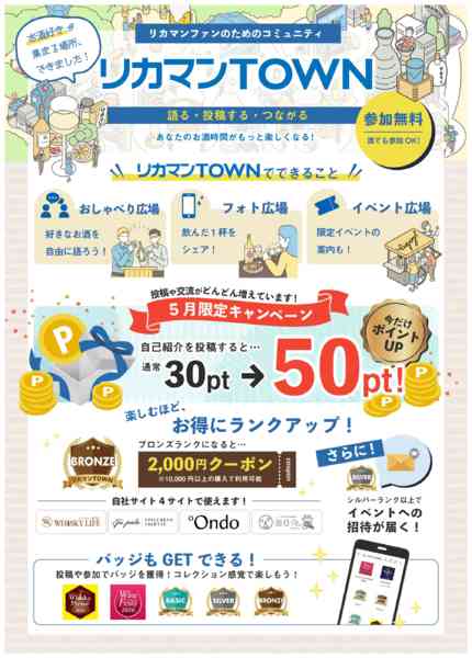 2026年5月1〜31日までコミュニティサイト「リカマンTOWN」new-1