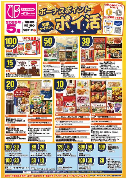 5月ボーナスポイントポスター5月1日～5月31日-1