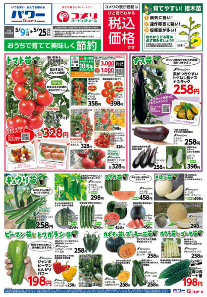 2026年5月9〜25日まで野菜苗チラシ！！new-1