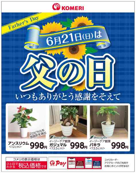 2026年5月23日〜6月21日まで〈6月21日(日)〉 父の日new-1