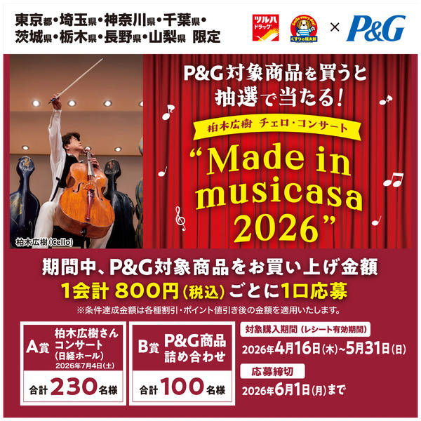 【P&G】対象商品を買うと抽選で当たる!4月16日～6月1日-1