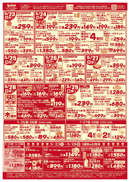【5/23(土)～5/29(金)まで】理由あってお買得！～アウトレットセール～-2