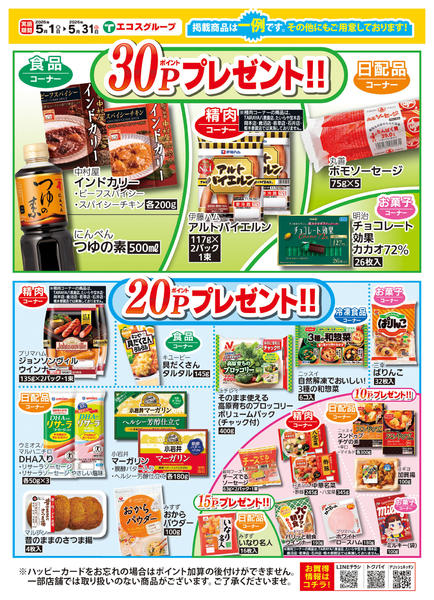 2026年5月1〜31日までハッピーカードプレゼントポイント-2