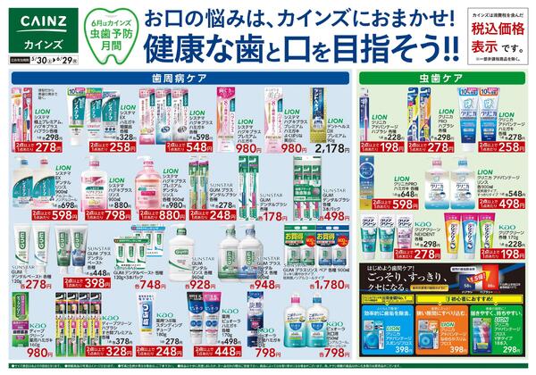 お口の悩みはカインズにおまかせnew-1