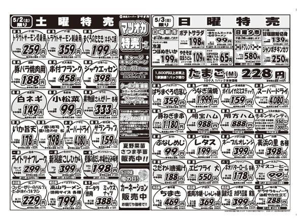 食品：２６年５月２日分-1