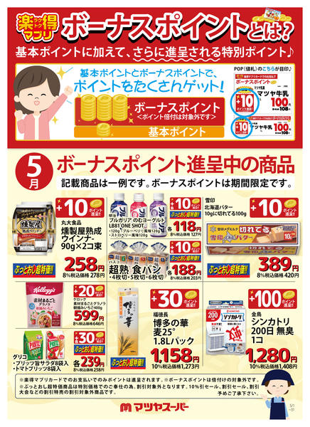 2026年5月1〜15日まで5月のボーナスポイント進呈商品(一例)new-1
