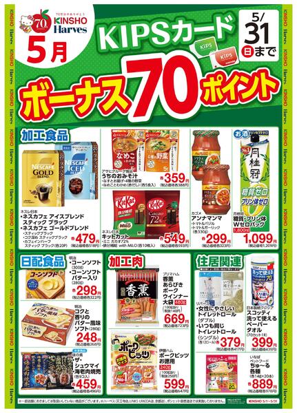 KIPSカードボーナス70ポイント-1