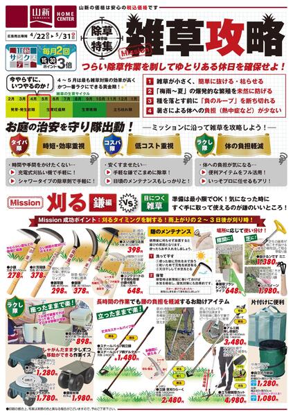 保存版雑草特集 雑草攻略（ホームセンター）-1