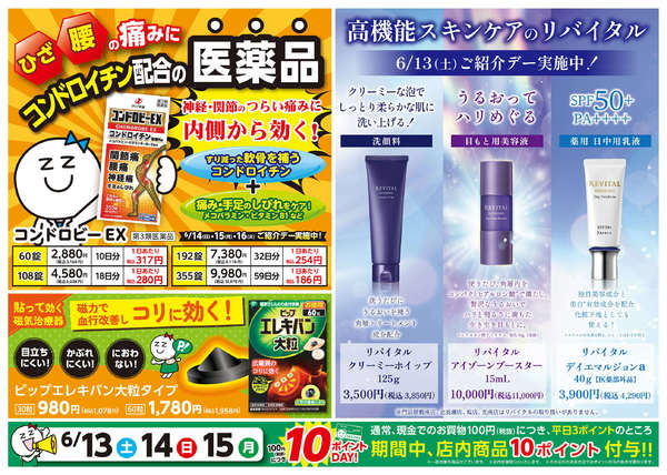 2026年6月13日〜15日まで１０ポイントＤＡＹ！new-2