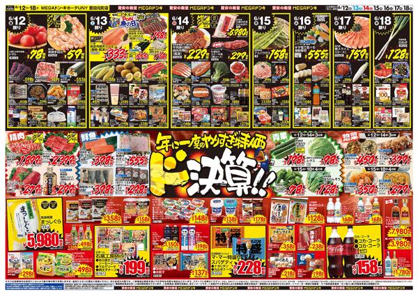 6/12号　ド決算　MEGAドン・キホーテUNY 豊田元町店-2