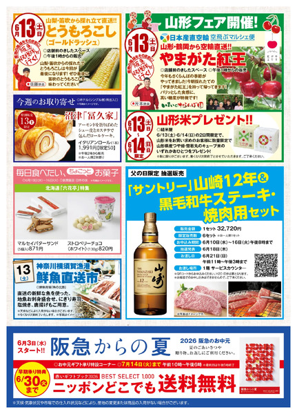 大井食品館 店頭配布チラシ6月10日（水）～16日（火）-2