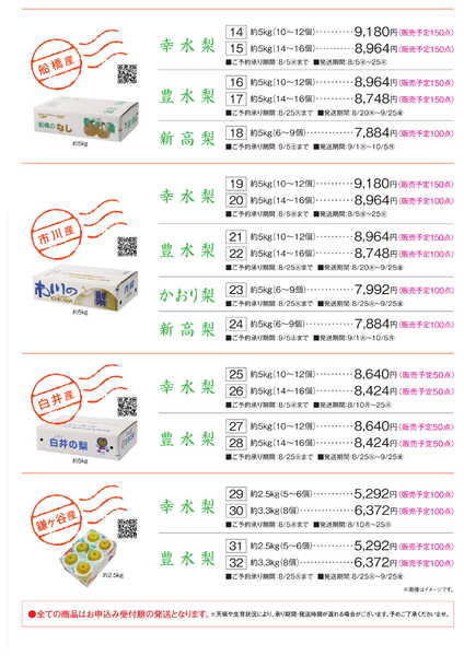 2026年船橋東武の梨ギフト-3