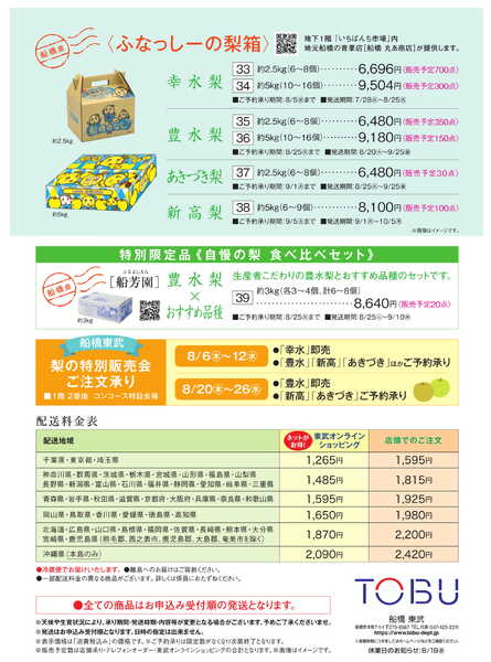 2026年船橋東武の梨ギフト-4