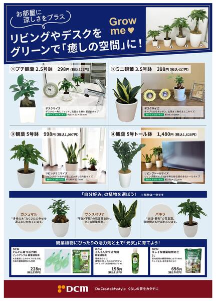 リビングやデスクをグリーンで「癒しの空間」に！new-1