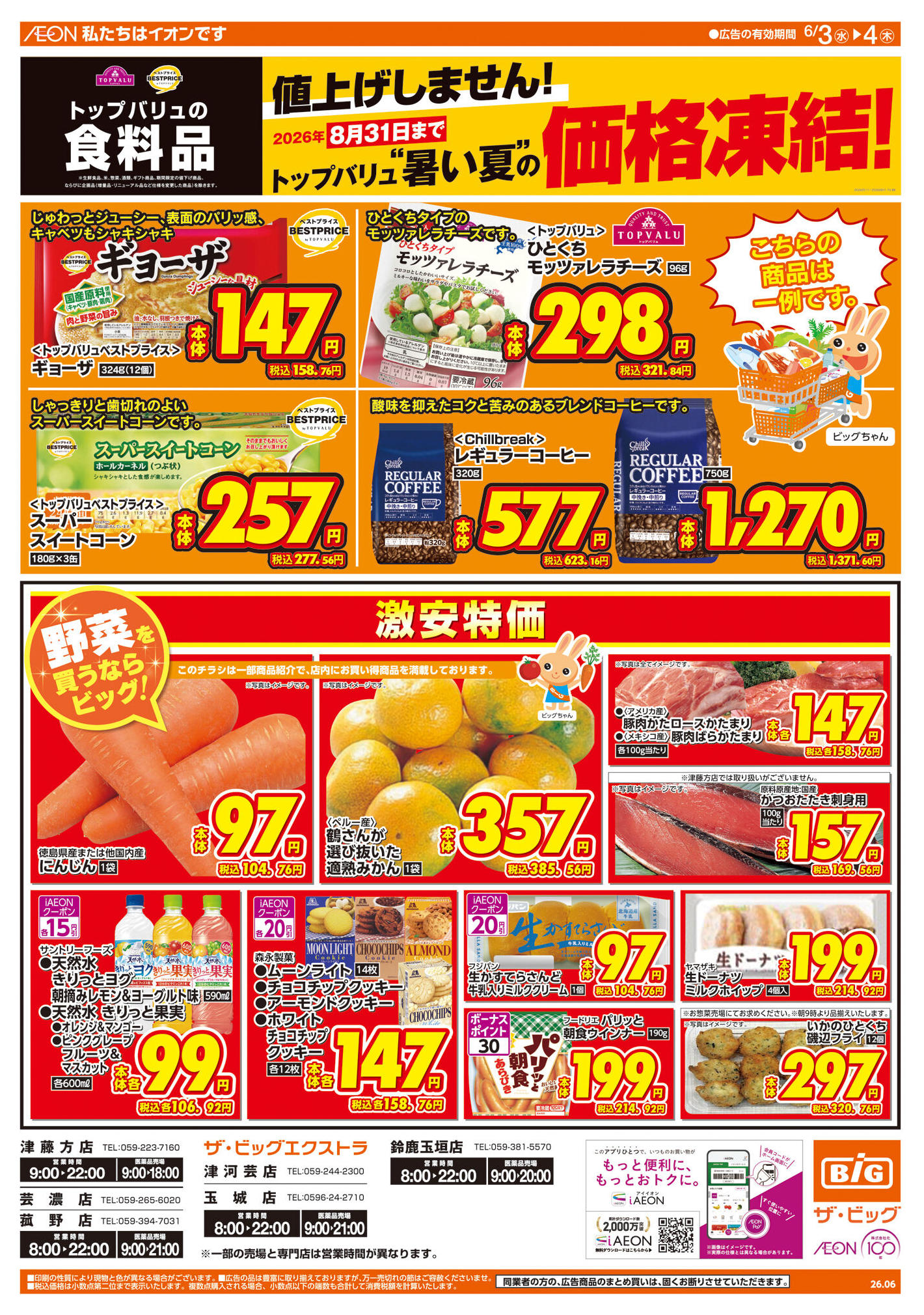 ザ・ビッグ津藤方店のチラシ｜最新の特売・セール情報【チラシガイド】