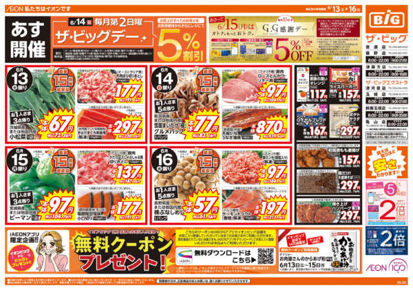 2026年6月13日〜16日まで6/14(日)はザ・ビッグデーnew-1