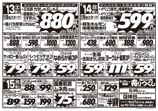 2026年6月13日〜15日まで6/13号-2