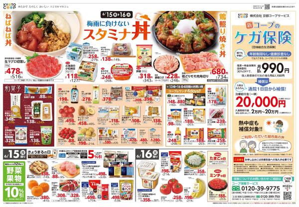 全店共通チラシ：6/13(土)－6/16(火)-2