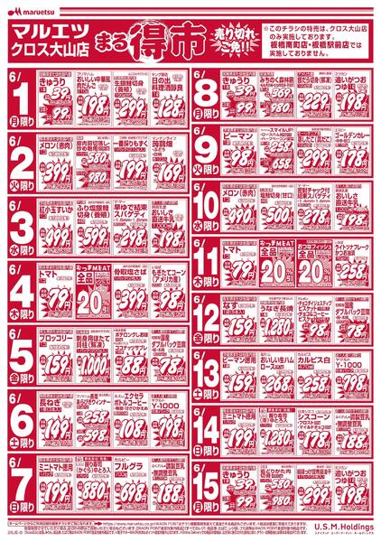 6月1日～6月15日　チラシ情報-1