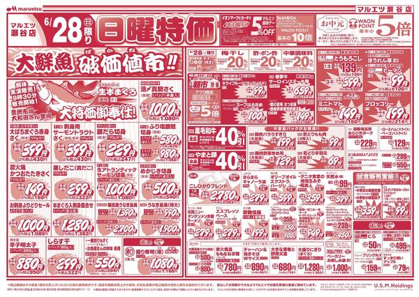 6月28日～6月30日　チラシ情報-1