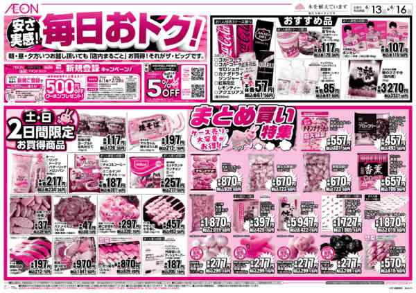 2026年6月13日〜16日まで安さ実感！毎日おトク！new-1
