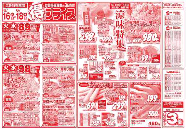 2026年6月16日〜18日まで6/16号「得プライス」new-1