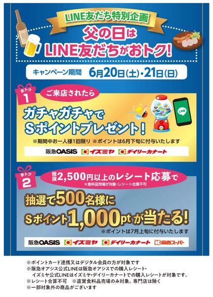 【LINE友だち特別企画】6月20日(土)・21日(日) 父の日はLINE友だちがおトク！new-1
