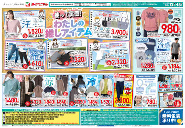 2026年6月12日〜15日まで6/12号衣料チラシnew-2