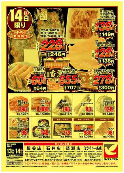 2026年6月13日〜14日まで週末お買い得セールnew-2