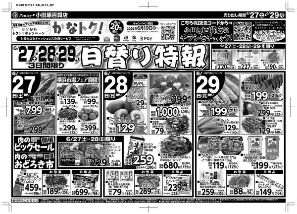 【真鶴店・南足柄店・山北店・大雄山店チラシ】6/27（土）限り 肉のおどろき市6/27（土）～ 6/29（月）（日替わり特報）-2