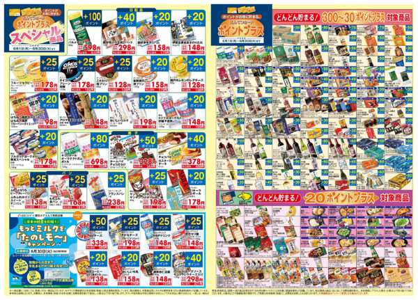 2026年6月1〜30日まで6月　ポイントプラス-3